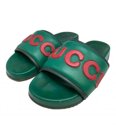中古・古着通販】GUCCI (グッチ) サンダル グリーン サイズ:8