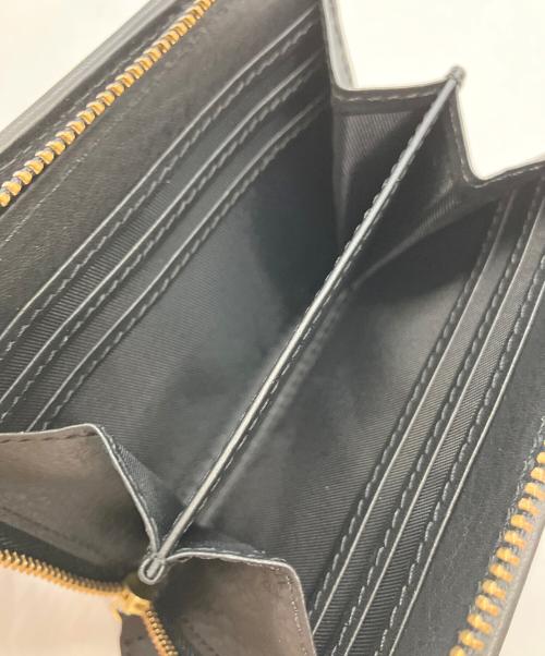 ANON（アノン）ANON (アノン) L字ファスナー二つ折り財布 ブラックの古着・服飾アイテム