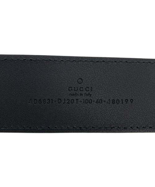 GUCCI（グッチ）GUCCI (グッチ) GGマーモントベルト ブラックの古着・服飾アイテム