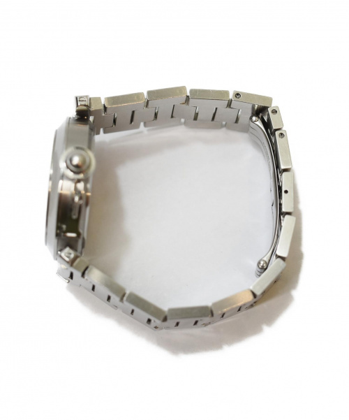 Cartier（カルティエ）Cartier (カルティエ) パシャCビッグデイト/リストウォッチ ブルー パシャCビッグデイト W31047M7 自動巻き ステンレススチールの古着・服飾アイテム