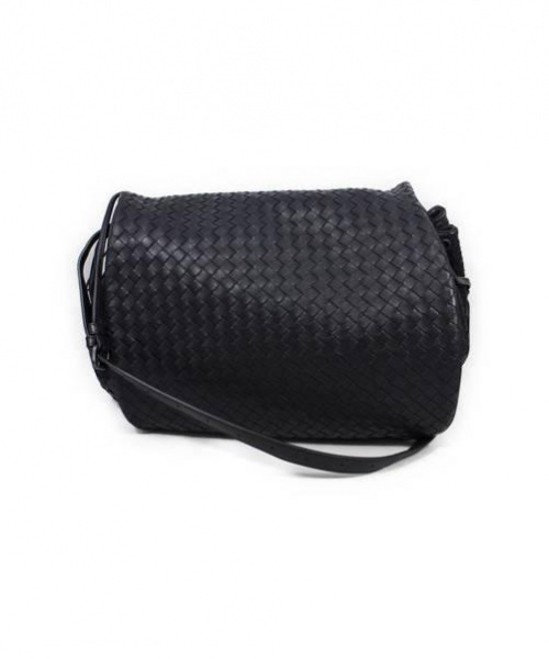 BOTTEGA VENETA（ボッテガベネタ）BOTTEGA VENETA (ボッテガベネタ) ショルダーバッグ ダークネイビー イントレチャートの古着・服飾アイテム