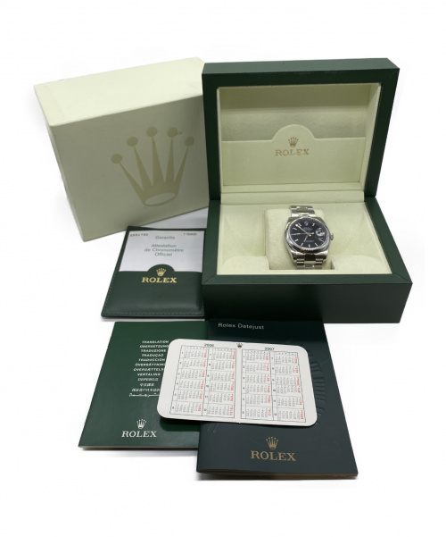 ROLEX（ロレックス）ROLEX (ロレックス) デイトジャスト ブラック バーインデックス サイズ:-の古着・服飾アイテム