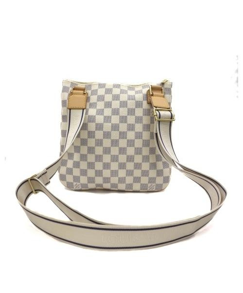 LOUIS VUITTON（ルイ ヴィトン）LOUIS VUITTON (ルイヴィトン) ポシェット・ボスフォール ホワイト サイズ:- ダミエ・アズール N51112  フランス製の古着・服飾アイテム