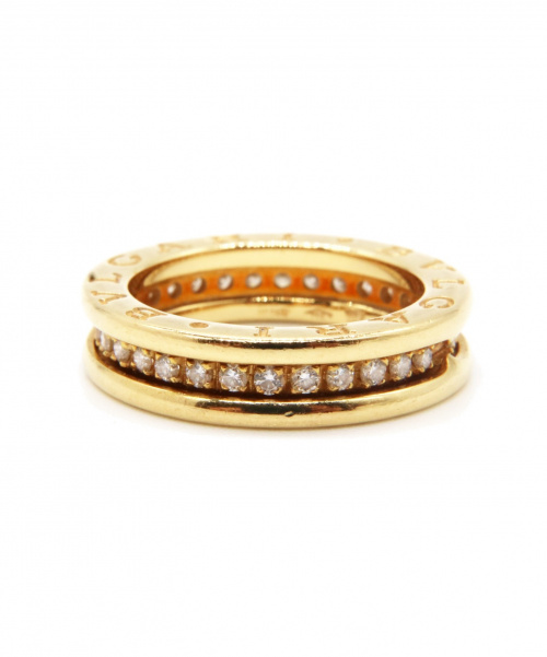 BVLGARI（ブルガリ）BVLGARI (ブルガリ) Diamond B-Zero1 Ring ゴールド サイズ:48の古着・服飾アイテム