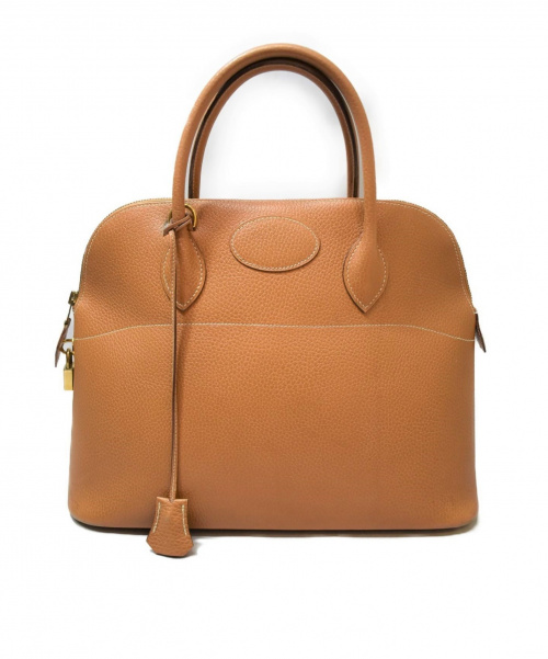 HERMES（エルメス）HERMES (エルメス) ボリード37 ナチュラル サイズ:37 クシュベル ○Y(1995年)の古着・服飾アイテム