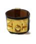 HERMES (エルメス) メドールブレスレット ブラック サイズ:- クロコダイル：34800円