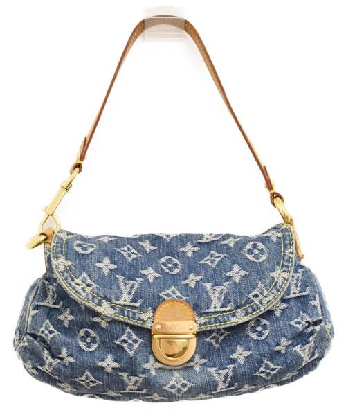 LOUIS VUITTON（ルイ ヴィトン）LOUIS VUITTON (ルイヴィトン) ミニプリーティ/ハンドバッグ ブルー サイズ:- モノグラム・デニム M95050 CA0095の古着・服飾アイテム