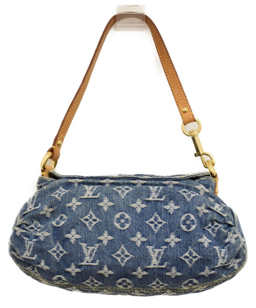 LOUIS VUITTON（ルイ ヴィトン）LOUIS VUITTON (ルイヴィトン) ミニプリーティ/ハンドバッグ ブルー サイズ:- モノグラム・デニム M95050 CA0095の古着・服飾アイテム