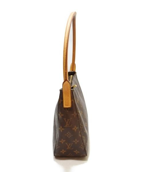 LOUIS VUITTON（ルイ ヴィトン）LOUIS VUITTON (ルイヴィトン) ルーピングMM ブラウン サイズ:MM モノグラム FL0071　M51146の古着・服飾アイテム