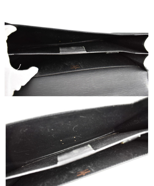 LOUIS VUITTON（ルイ ヴィトン）LOUIS VUITTON (ルイヴィトン) セルヴィエット・アンバサダー ブラック サイズ:- エピ M54412 SR0090の古着・服飾アイテム