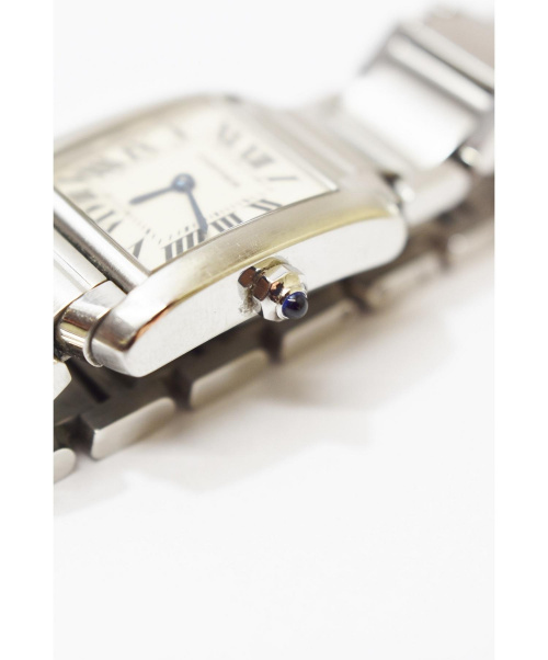Cartier（カルティエ）Cartier (カルティエ) タンクフランセーズ/腕時計 タンクフランセーズ クォーツ ステンレススチールの古着・服飾アイテム