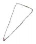 Cartier (カルティエ) タンクネックレス シルバー ピンクトルマリン：59800円