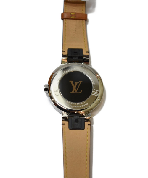 LOUIS VUITTON（ルイ ヴィトン）LOUIS VUITTON (ルイヴィトン) タンブールホライゾン スマートウォッチ ブラウン サイズ:- モノグラム QA003Z デジタル レザーの古着・服飾アイテム