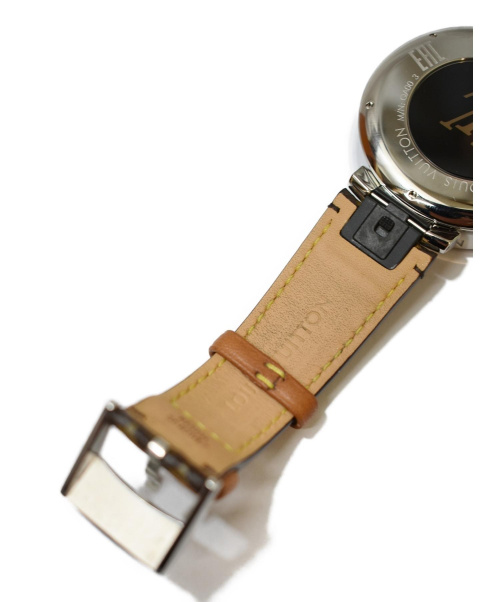 LOUIS VUITTON（ルイ ヴィトン）LOUIS VUITTON (ルイヴィトン) タンブールホライゾン スマートウォッチ ブラウン サイズ:- モノグラム QA003Z デジタル レザーの古着・服飾アイテム