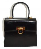 Salvatore Ferragamoサルヴァトーレ フェラガモ）の古着「2WAYハンドバッグ」｜ブラック