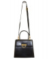中古・古着 Salvatore Ferragamo (サルヴァトーレ フェラガモ) 2WAYハンドバッグ ブラック ガンチーニ レザー ■：42800円