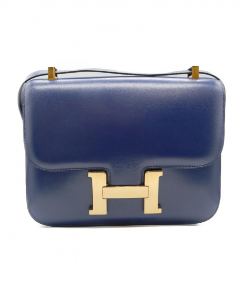 HERMES（エルメス）HERMES (エルメス) ショルダーバッグ/コンスタンス23 ブルーの古着・服飾アイテム