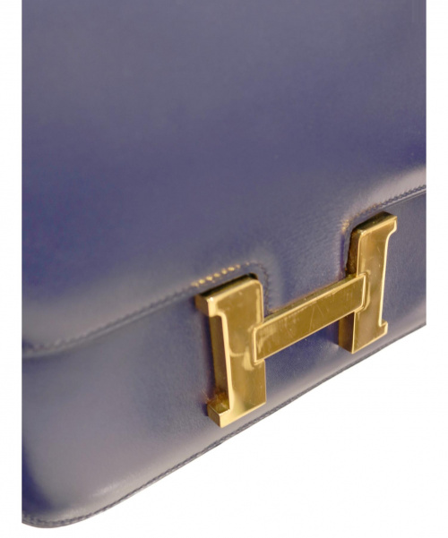HERMES（エルメス）HERMES (エルメス) ショルダーバッグ/コンスタンス23 ブルーの古着・服飾アイテム