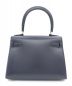HERMES (エルメス) ケリーバッグ20 ネイビー サイズ:20 外縫い　□A　1997年　ゴールド金具：1400000円