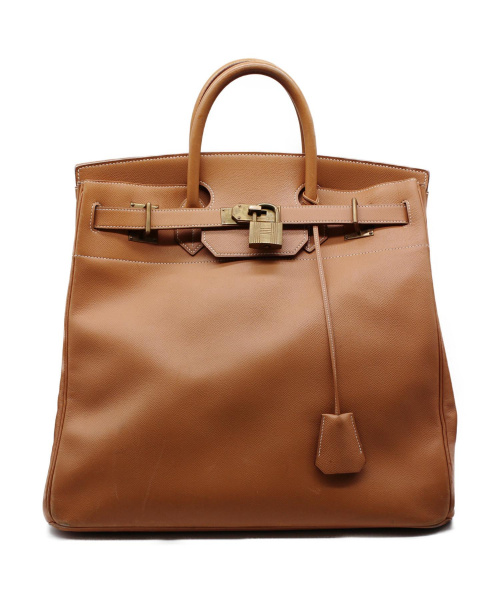 HERMES（エルメス）HERMES (エルメス) オータクロア40/ハンドバッグ ゴールド オータクロア40 クシュベル ○Yの古着・服飾アイテム