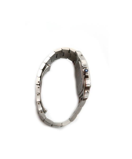 Cartier（カルティエ）Cartier (カルティエ) サントスガルベLM アイボリー サイズ:LM クォーツの古着・服飾アイテム
