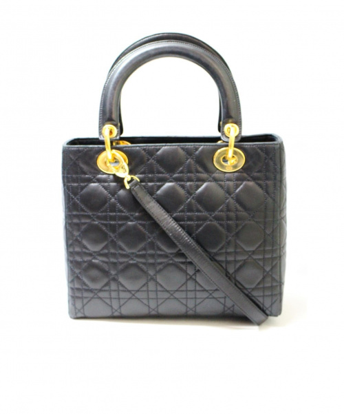 Christian Dior（クリスチャン ディオール）Christian Dior (クリスチャン ディオール) レディディオール/カナージュ/ハンドバッグ レディディオール ノーマル カナージュ ラムスキン ■の古着・服飾アイテム