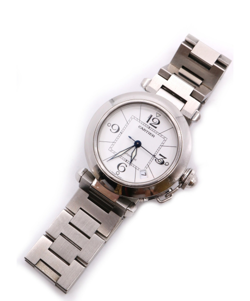 Cartier（カルティエ）Cartier (カルティエ) パシャC ホワイト サイズ:19cmの古着・服飾アイテム