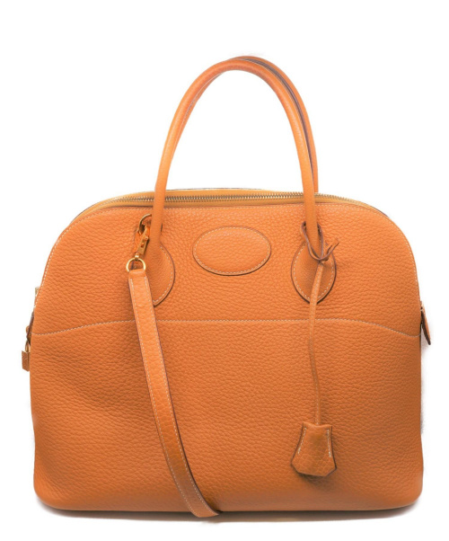 HERMES（エルメス）HERMES (エルメス) ハンドバッグ/ボリード35 ゴールド  トゴの古着・服飾アイテム
