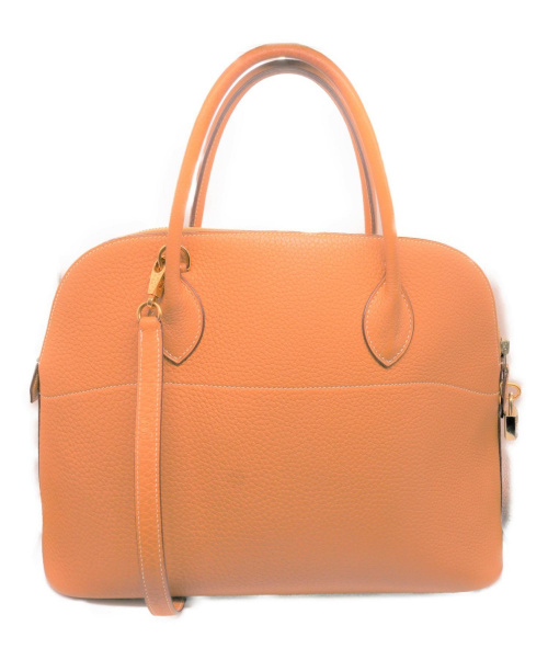 HERMES（エルメス）HERMES (エルメス) ハンドバッグ/ボリード35 ゴールド  トゴの古着・服飾アイテム