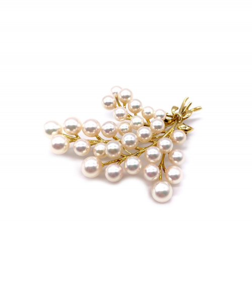 MIKIMOTO（ミキモト）MIKIMOTO (ミキモト) パールブローチブローチ サイズ:- K14の古着・服飾アイテム