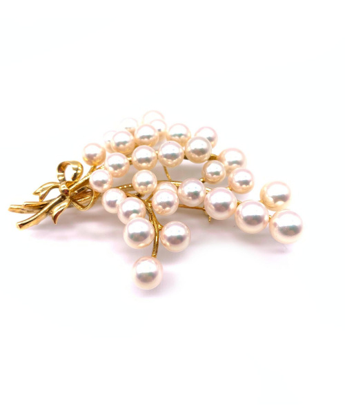 MIKIMOTO（ミキモト）MIKIMOTO (ミキモト) パールブローチブローチ サイズ:- K14の古着・服飾アイテム