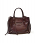 BALENCIAGA（バレンシアガ）の古着「ペーパーミニA6/2WAYバッグ」｜ボルドー