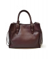 BALENCIAGA (バレンシアガ) ペーパーミニA6/2WAYバッグ ボルドー ペーパーミニ A6 ジップアラウンド：89800円