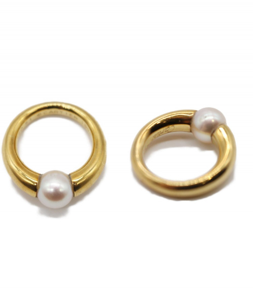 Cartier（カルティエ）Cartier (カルティエ) ペルラ パールリング サイズ:51 K18YG 11.1g 真珠の古着・服飾アイテム