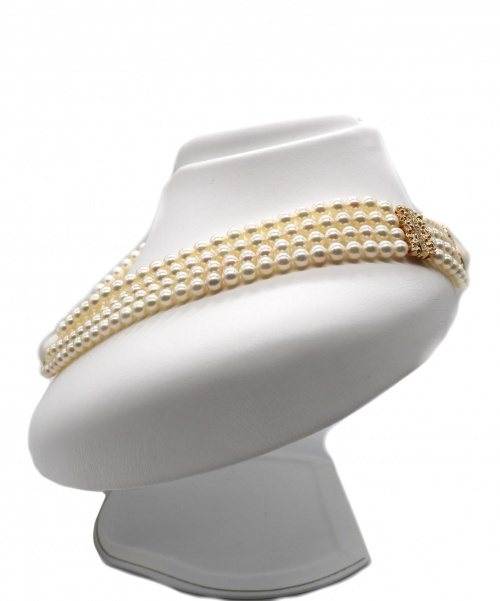 MIKIMOTO（ミキモト）MIKIMOTO (ミキモト) 4連パールネックレスの古着・服飾アイテム