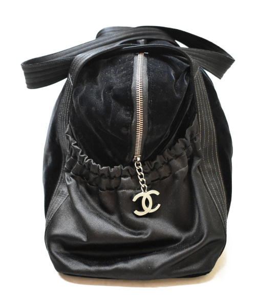 CHANEL（シャネル）CHANEL (シャネル) ベロアココマークボストンバッグの古着・服飾アイテム