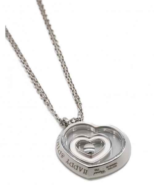 CHOPARD（ショパール）CHOPARD (ショパール) ハッピースピリットネックレス サイズ:- K18WG ダイヤモンド 0.10ctの古着・服飾アイテム