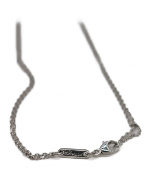 CHOPARD（ショパール）CHOPARD (ショパール) ハッピースピリットネックレス サイズ:- K18WG ダイヤモンド 0.10ctの古着・服飾アイテム