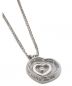 CHOPARD (ショパール) ハッピースピリットネックレス サイズ:- K18WG ダイヤモンド 0.10ct：100000円