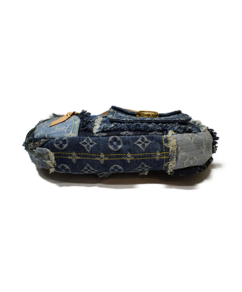 LOUIS VUITTON（ルイ ヴィトン）LOUIS VUITTON (ルイヴィトン) パウチィ/ショルダーポーチ サイズ:- モノグラム・デニム M95382 VI1037の古着・服飾アイテム