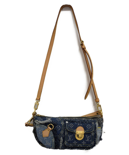 LOUIS VUITTON（ルイ ヴィトン）LOUIS VUITTON (ルイヴィトン) パウチィ/ショルダーポーチ サイズ:- モノグラム・デニム M95382 VI1037の古着・服飾アイテム