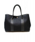 HERMES (エルメス) ガーデンパーティMM ブラック サイズ:MM ガーデンパーティMM キャンバス×レザー ■：74800円