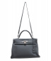 HERMES (エルメス) ケリーバッグ32 ブラック サイズ:32  内縫い シルバー金具：898000円