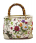 GUCCI (グッチ) フローラスモールショッパー2WAYバッグ ホワイト 50 anniversary Limited/日本上陸50周年限定品：49800円