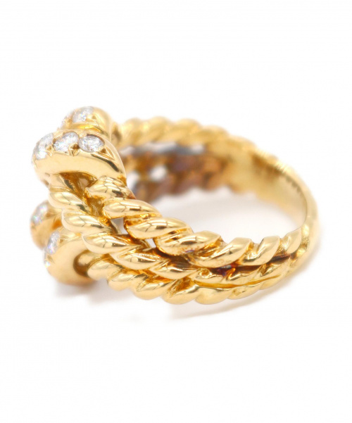 BOUCHERON（ブシュロン）BOUCHERON (ブシュロン) ツイスト パヴェリング サイズ:11号の古着・服飾アイテム