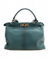 FENDI (フェンディ) ピーカブー ターコイズグリーン サイズ:- ミディアム　2wayショルダーバッグ：84800円