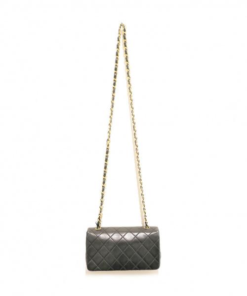 CHANEL（シャネル）CHANEL (シャネル) ミニマトラッセ チェーンショルダーバッグ  ブラックの古着・服飾アイテム