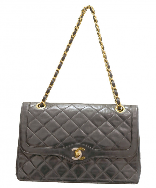 CHANEL（シャネル）CHANEL (シャネル) ショルダーバッグ/マトラッセ パリ限定品 ブラックの古着・服飾アイテム