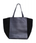 CELINE (セリーヌ) カバファントム/トートバッグ ネイビー×ブラック カバファントム レザー×スエード：59800円