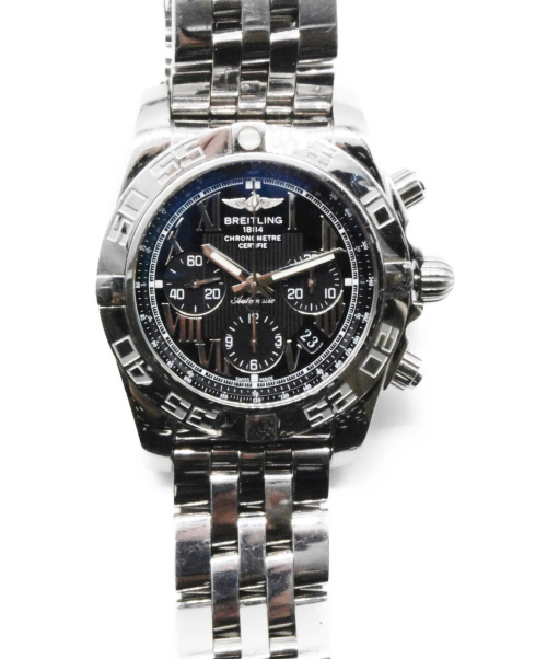 BREITLING（ブライトリング）BREITLING (ブライトリング) クロノマット44/クロノグラフ ブラック クロノマット44 A011B56PA 自動巻き ステンレススチール 44mm 3012407の古着・服飾アイテム